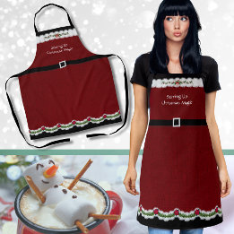 Cute Red Santa Kostym, julpron