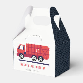 Cute Red Sopor Lastbil barn i alla åldrar Presentaskar