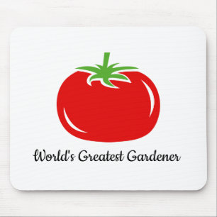 Cute red tomato musmatta med anpassningsbar text