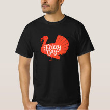 Cute Red Turkey-form med texttypgrafi