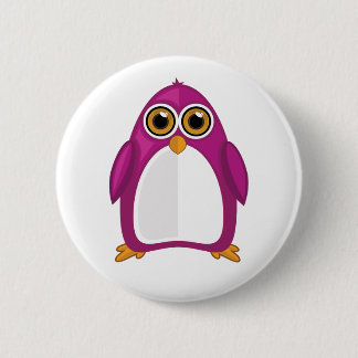 Cute Red Violet Penguin Kawaii Cartoon Big Eyes Knapp