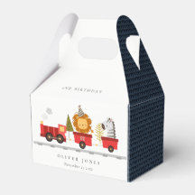 Cute Red Woodland Animals Tåg, oavsett ålder