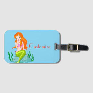 Cute Redhead-Sjöjungfru Thunder_Cove  Bagagebricka
