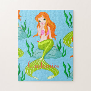 Cute Redhead-Sjöjungfru Thunder_Cove Pussel