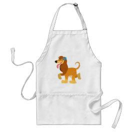Cute Redo Tecknad Afghan Hound Apron Förkläde