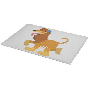 Cute Redo Tecknad Afghan Hound Board