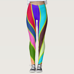 Cute-regnbågsfärgen "Ratti_Kreativ_Arts" Leggings