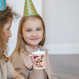 Cute Reindeer Christmas Mug Kaffemugg