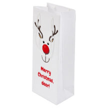 Cute Reindeer "God jul, hjort" Vin