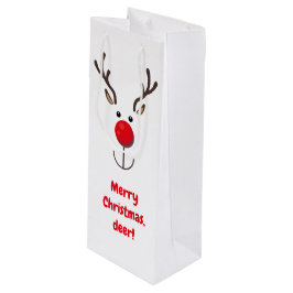 Cute Reindeer "God jul, hjort" Vin