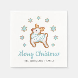 Cute Reindeer God jul Pappersservett