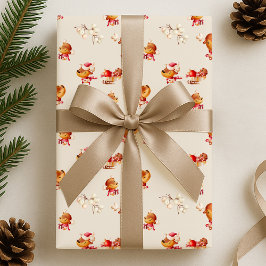 Cute Reindeer Holiday Presentpapper