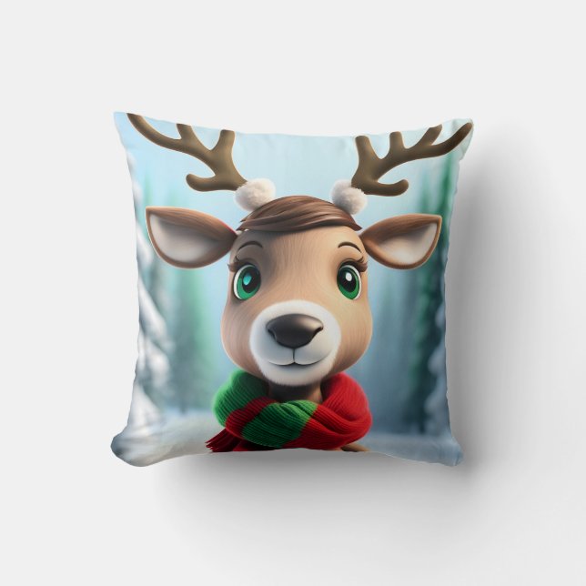 Cute Reindeer Kudde (Framsida)
