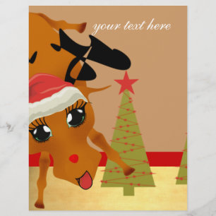 Cute Reindeer Reklamblad