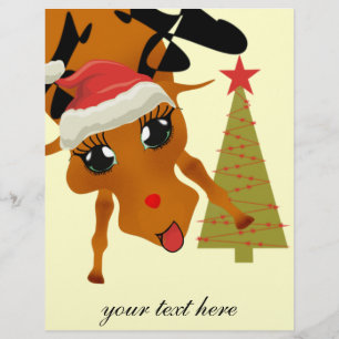 Cute Reindeer Reklamblad