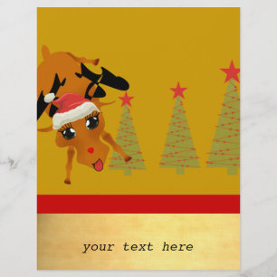 Cute Reindeer Reklamblad