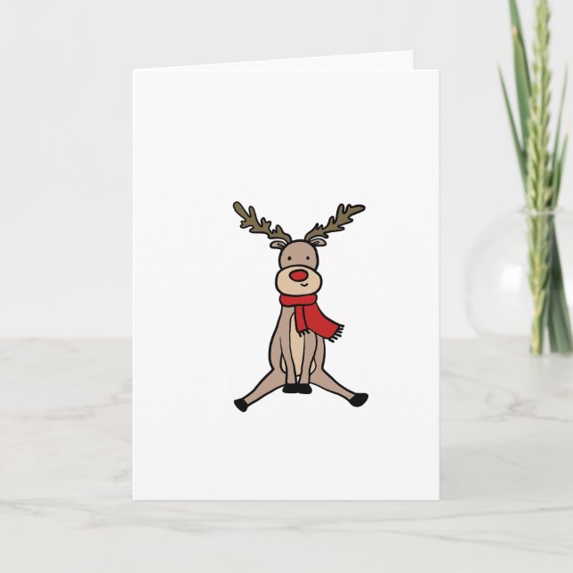 CUTE REINDEER, Rudolph Helgkort (Framsida)