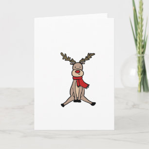 CUTE REINDEER, Rudolph Helgkort