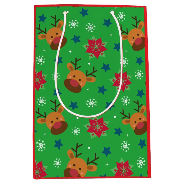 Cute Reindeer & Snowflake Christmas  (Framsidan)