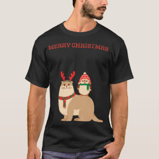 Cute Reindetter med Penguin T Shirt