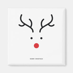 Cute rener för julklappar. magnet