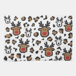 Cute rener leopard print mönster Kitchen Towes Kökshandduk