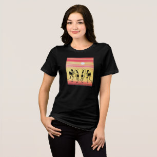 Cute RESEST Sommar Helgdag Sunset Break Dance T Shirt