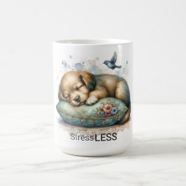 Cute Restless Puppy Stressar mindre Kaffemugg