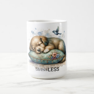 Cute Restless Puppy Stressar mindre Kaffemugg