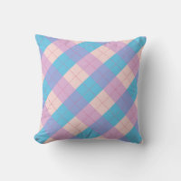 Cute Retro Argyle Mönster i Rosa Lila Blue
