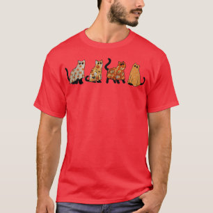 Cute Retro Black Cat Ghost Fall Halloween Cat Kärl T Shirt