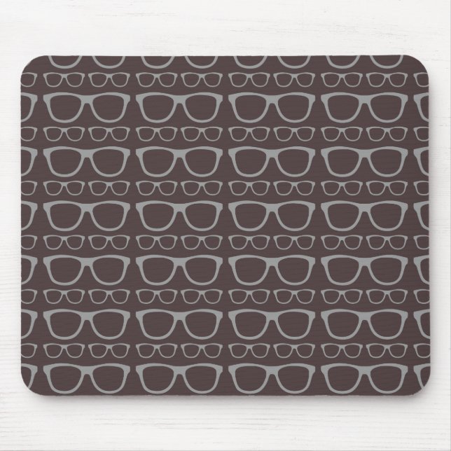 Cute Retro Eyeglass Hipster Musmatta (Framsidan)