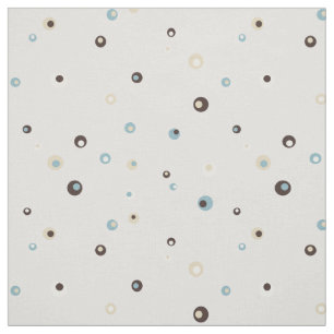 Cute retro-färglös polka dots mönster tyg