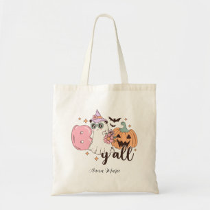 Cute Retro Ghost Boo Y'all Tygkasse