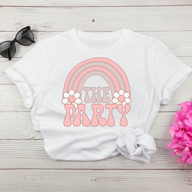 Cute Retro Hippie Bachelorette Squad T Shirt (Your bridesmaids & besties will love to be part of the bride squad bringing the party to your bach)