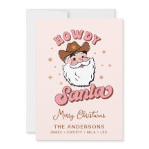 Cute Retro Howdy Santa CowboyTexas-jul