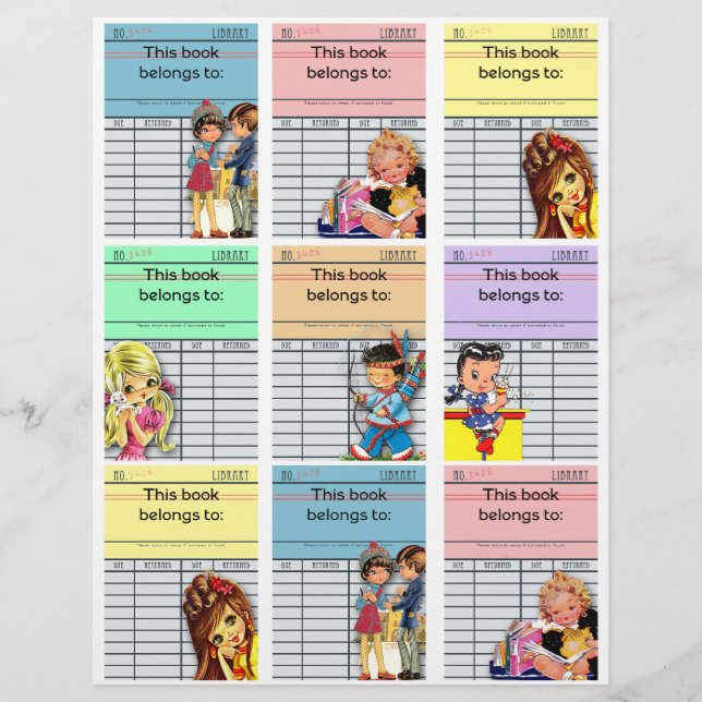 Cute Retro i Tillhöret Bok till Märkre (Framsida)