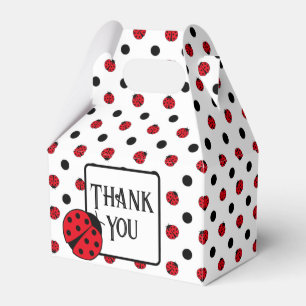 Cute retro ladybug mönster presentaskar