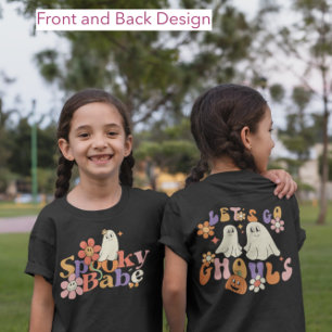 Cute retro Print Halloween Spooky Ghost-tshirt T Shirt