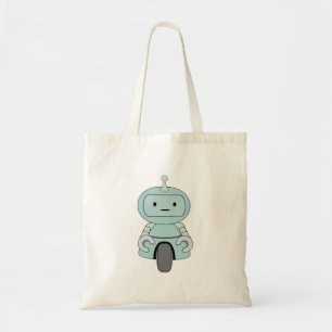 Cute Retro Robot Illustration Tygkasse