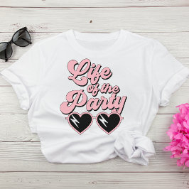 Cute Retro-skripttiden för Party Bachelorette T Shirt