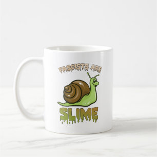 Cute Retro Snigel - Fascister är Slime Kaffemugg
