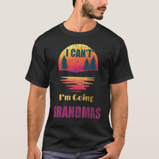 Cute Retro-solnedgång som går till mormas T Shirt