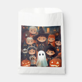 Cute Retro Vintage Halloween Kids Ghost Pumpkin