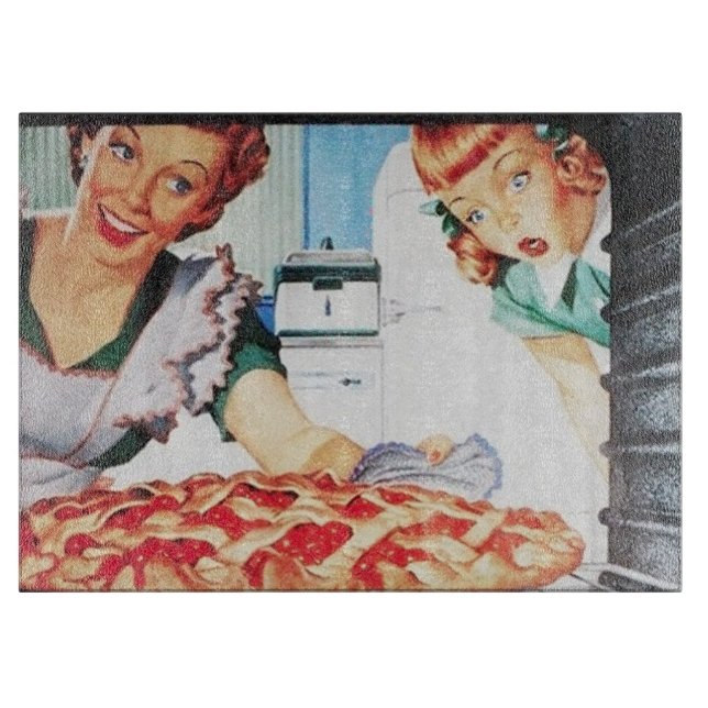 Cute retro vintage paj bakning (Framsidan)