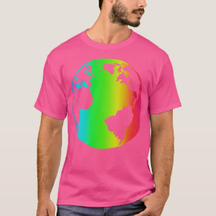 Cute RGB Lighting Globe T Shirt