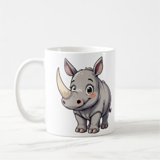 Cute Rhino Kaffemugg
