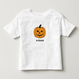 Cute RICHARD Pumpkin Orange Halloween Namn T Shirt