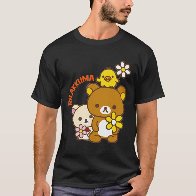 Cute Rilakkuma merch    T Shirt (Framsida)
