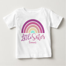 Cute Rinbow Little syster anpassade namn